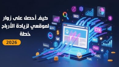 كيف أحصل على زوار لموقعي لزيادة الأرباح خطة