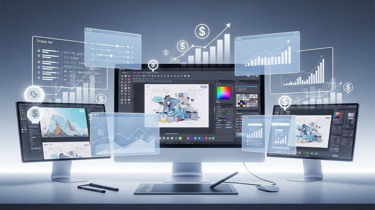 تعرف على كيفية تحويل مهارة تصميم الجرافيك لربح