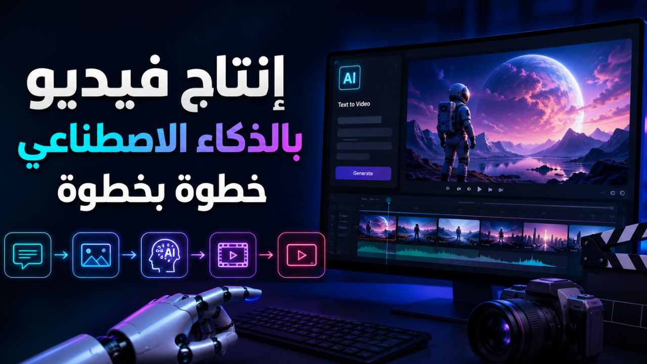 إنتاج فيديو بالذكاء الاصطناعي